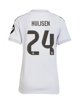 Ženski Nogometna dresi replika Real Madrid Dean Huijsen #24 Domači 2025-26 Kratek rokav